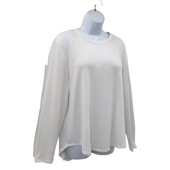 Banana Republic LuxeSpun Long Sleeve Crew Neck Knit Top Sz. XL - Picture 3 of 9